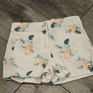 Janie & Jack Floral Print Shorts